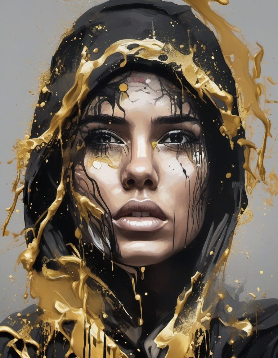 Fabulous Faces Printable Download. Gold2