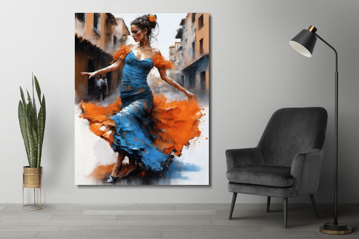 Flamenco Dancer Printable Download FD168