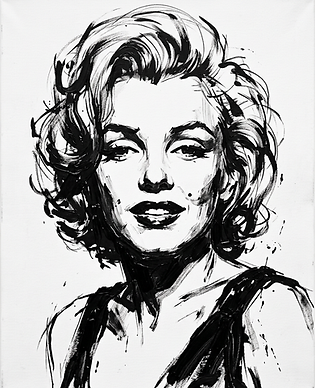 Marylin Monroe potrait