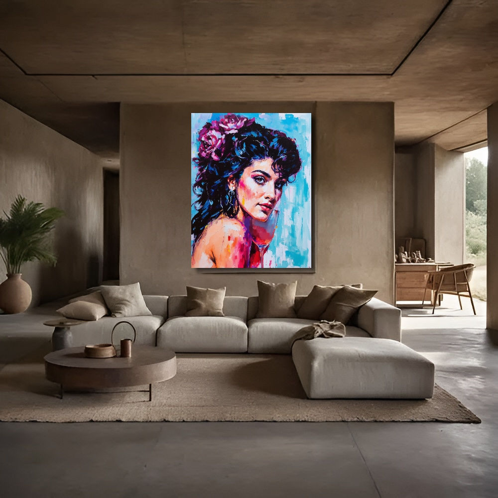 Contemporary portrait of Amy Winehouse. AW2