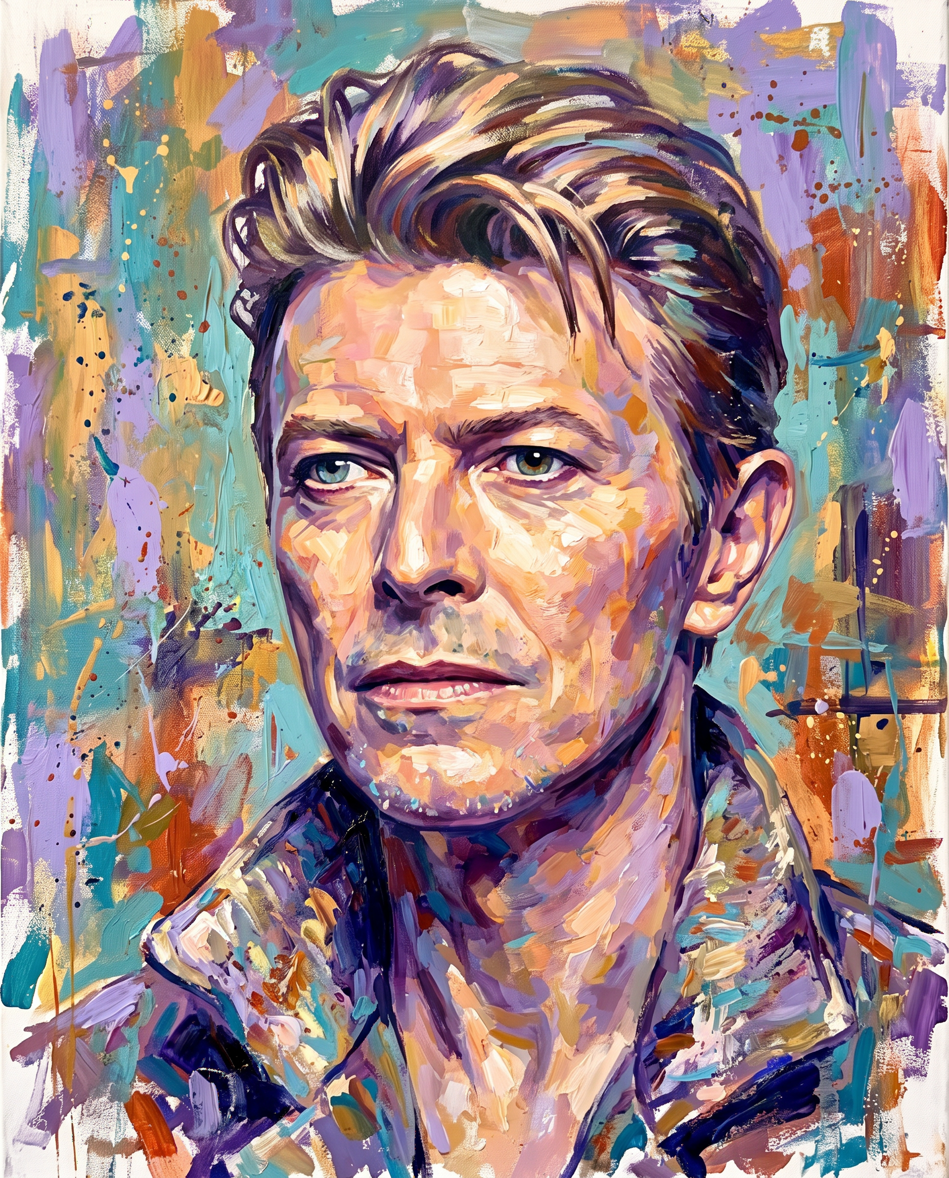 David Bowie portrait printable download DB3-4.5