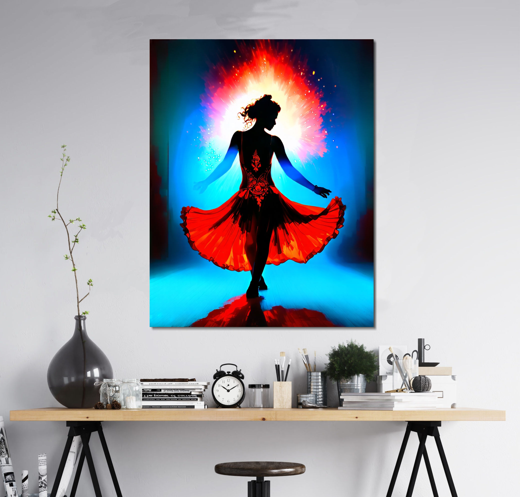Flamenco Dancer Printable Download FPD2