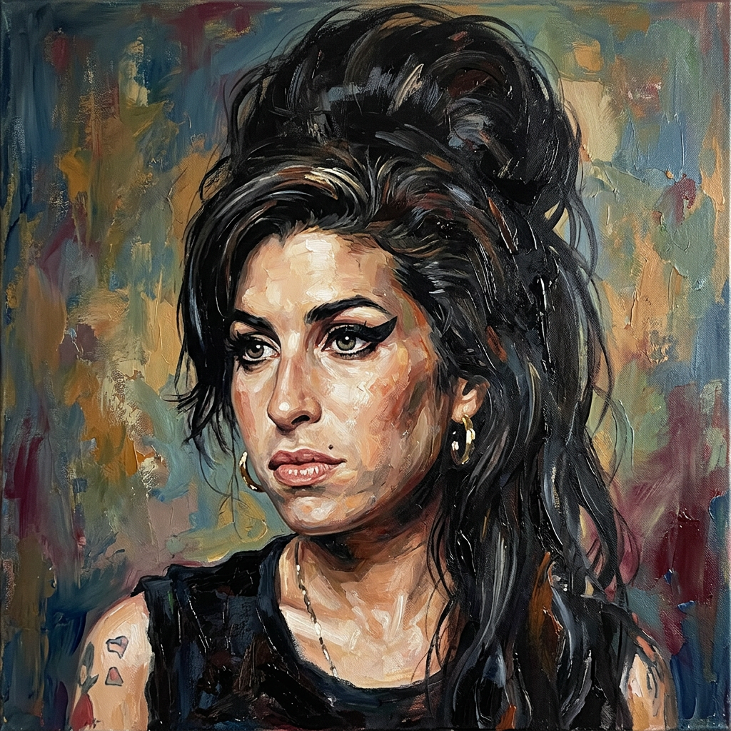 Amy Winehouse Printable download portrait. AW-SQ