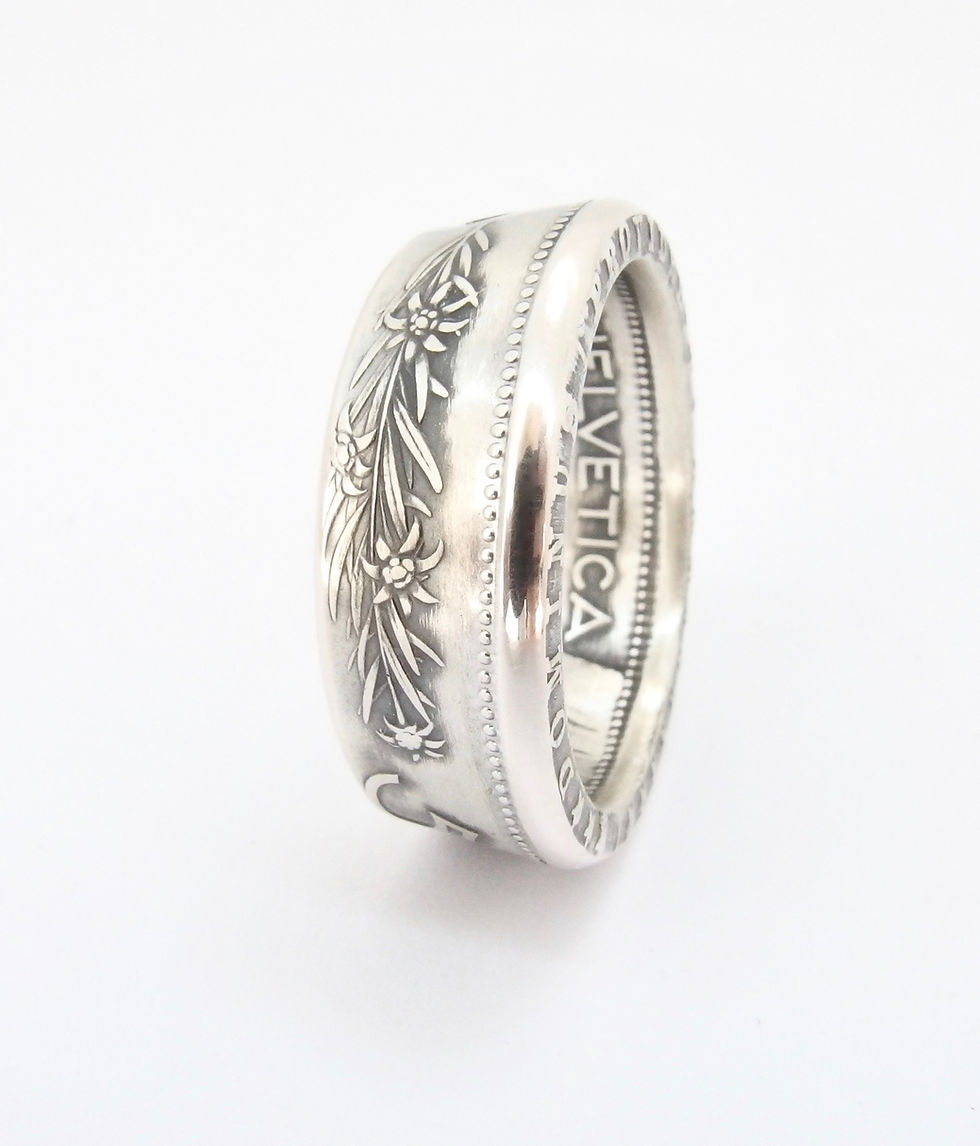 Miniature : N°16 Bague pièce de  5.- "Ogive"