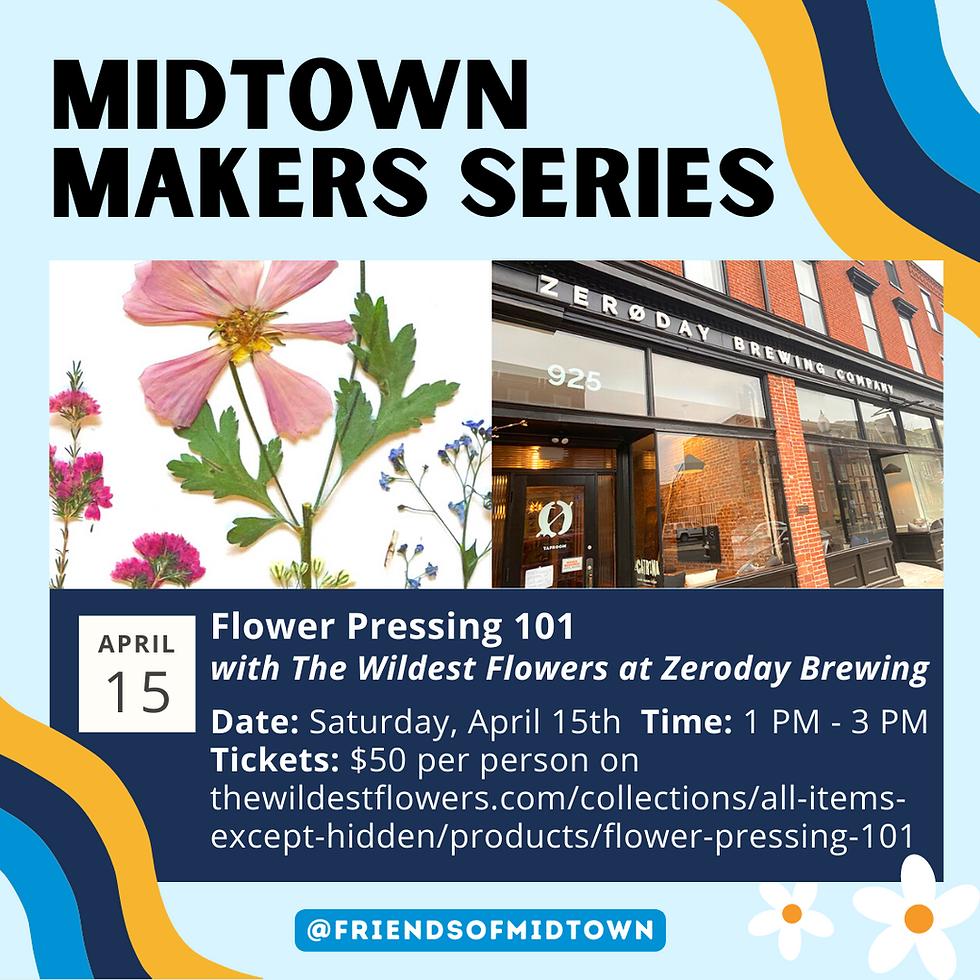 Flower Pressing 101 with The Wildest Flowers at Zeroday Brewing