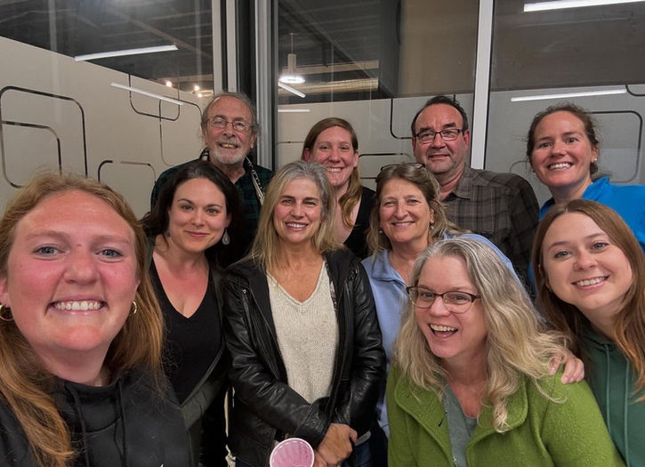 Smiling group of board members