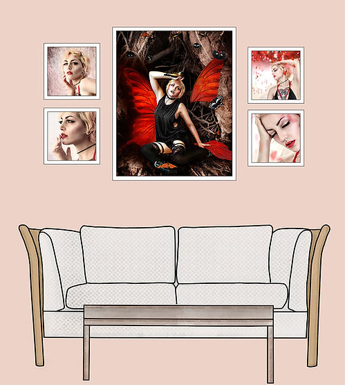 Artistic Fine Art Wall Portrait Set. Melbourne, Florida photographer.