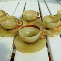 Onyx Tea Cup Set