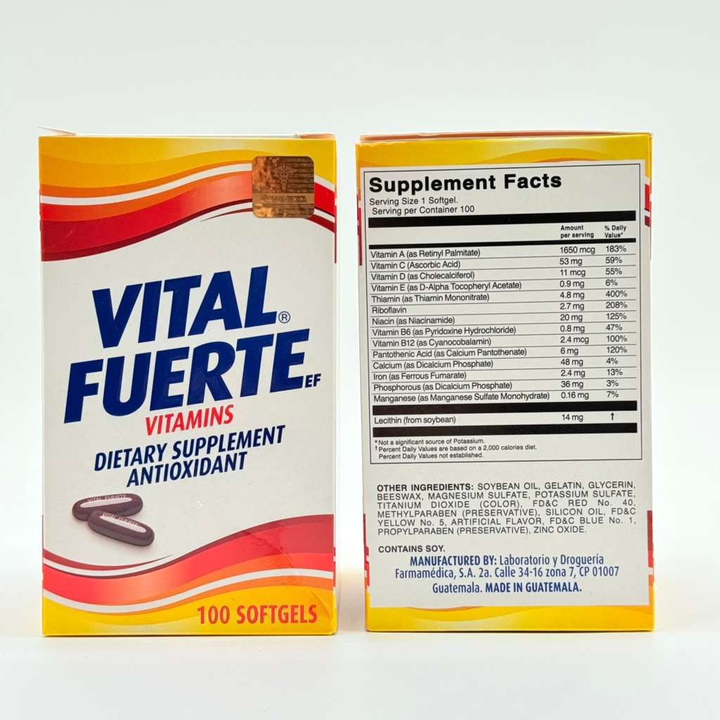 Vital fuerte vitamins