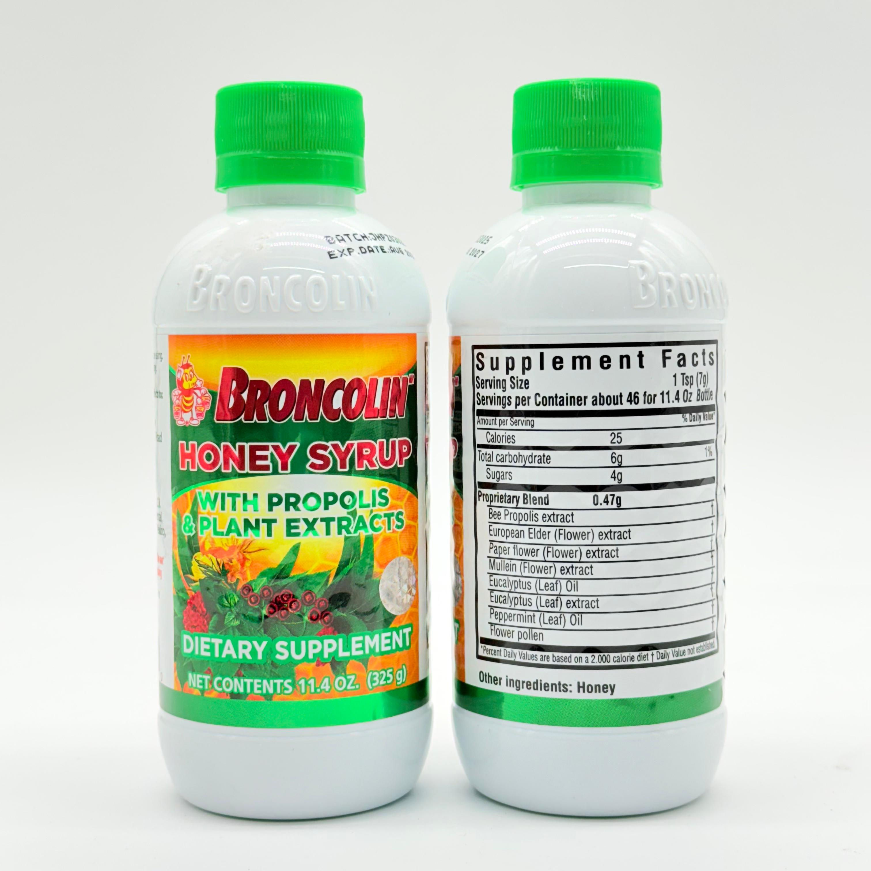 Broncolin Honey Syrup – 11.4 oz (325 g)