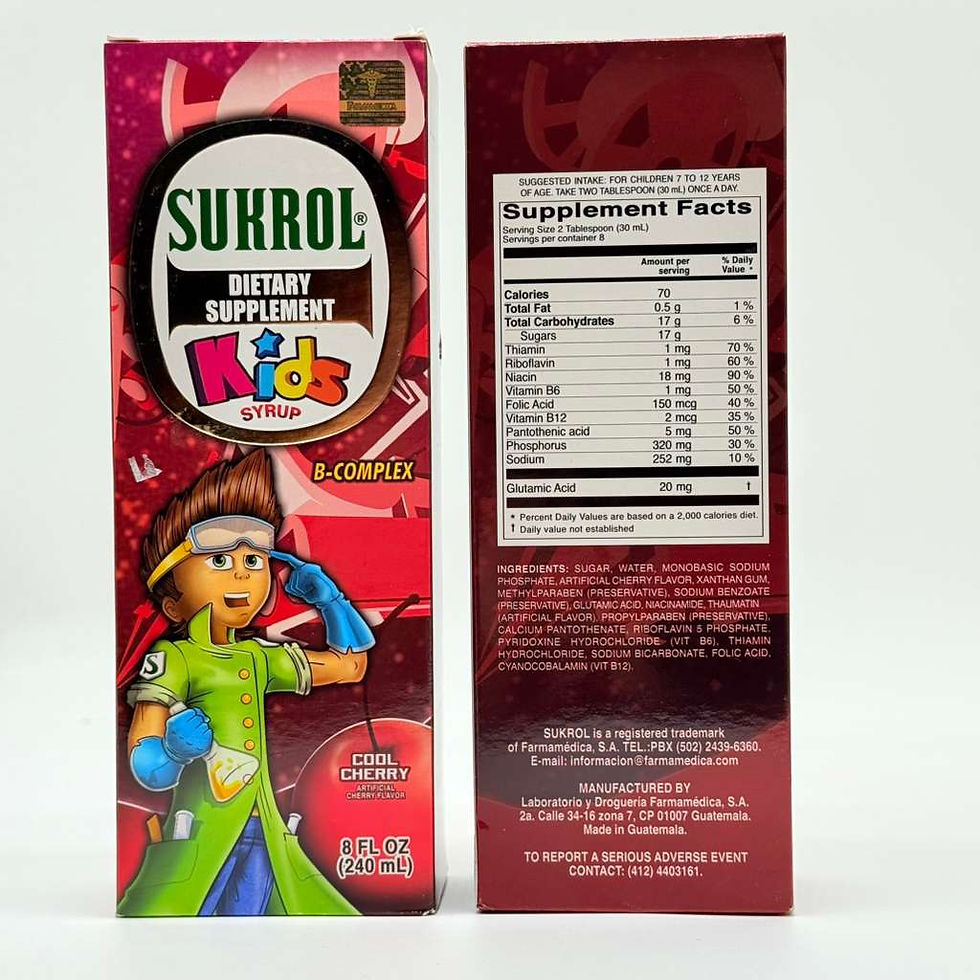 Sukrol Kids Syrup.