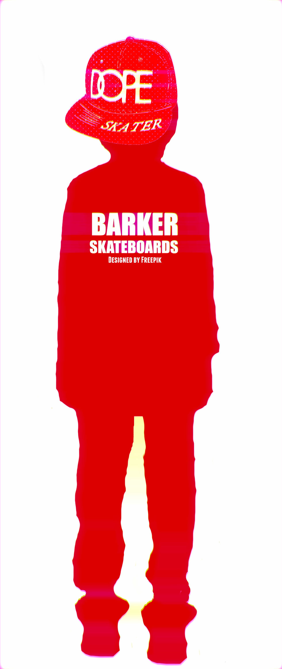Thumbnail: BARKER Skateboards (DOPE SKATER) (Deck Only)