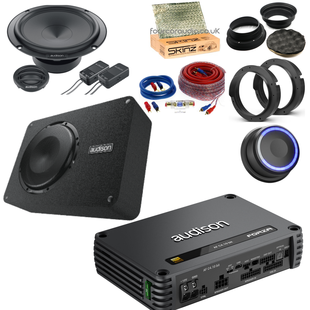Mid Level DSP System – Audison Prima + Forza Amp + APBX 8 Sub