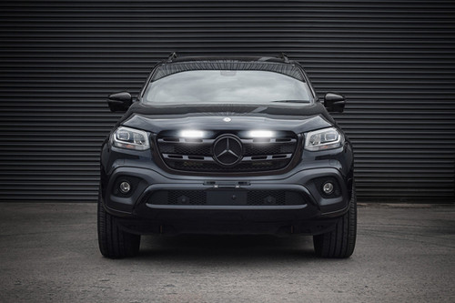Stealth Mercedes X Class 2017-2020 Twin 6″ Luminous LED Integration Grille Kit –