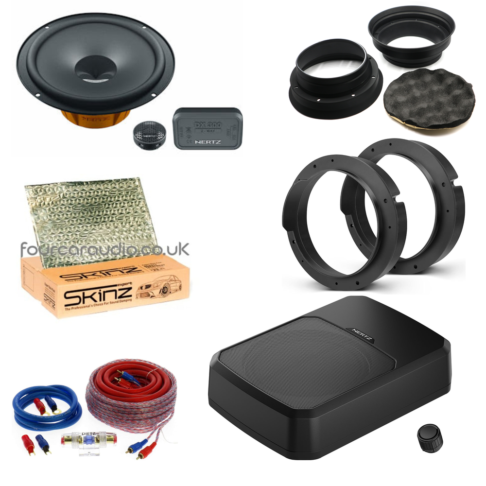 Entry Level Front Speaker Upgrade – Hertz Dieci DSK 165.3 + Hertz Dieci DBA 201F