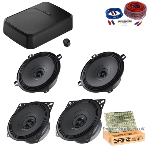 Land Rover Defender – Front & Rear Coaxial Speakers + Active Under-Seat Subwoofe