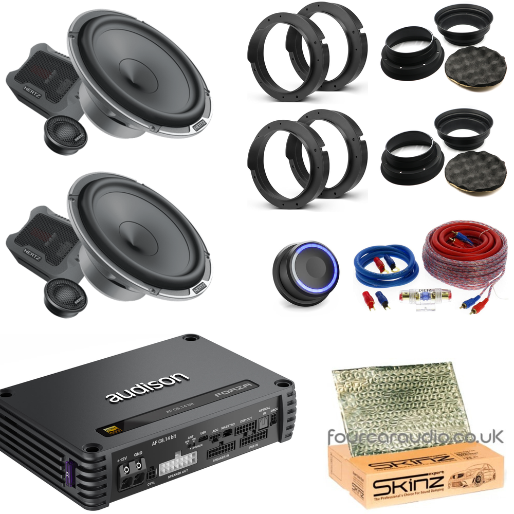 High Level DSP System – Hertz Mille Components + Audison Forza 8.14bit DSP Amp