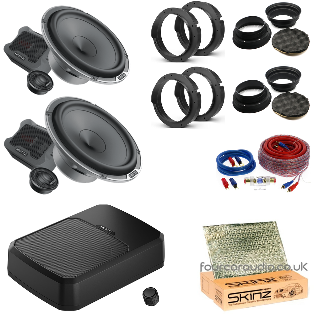 High Level – Hertz Mille Pro Components + Hertz Dieci under seat Subwoofer
