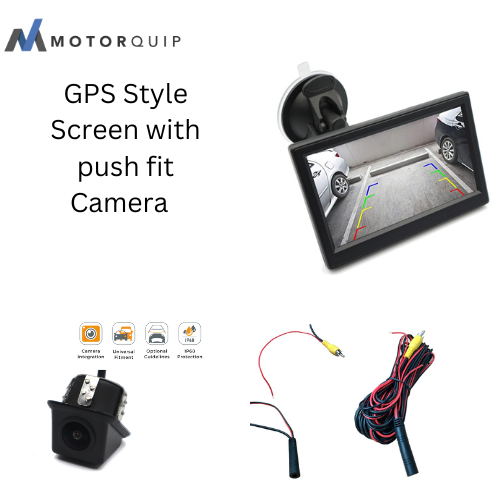 GPS style screen with push fit camera kit