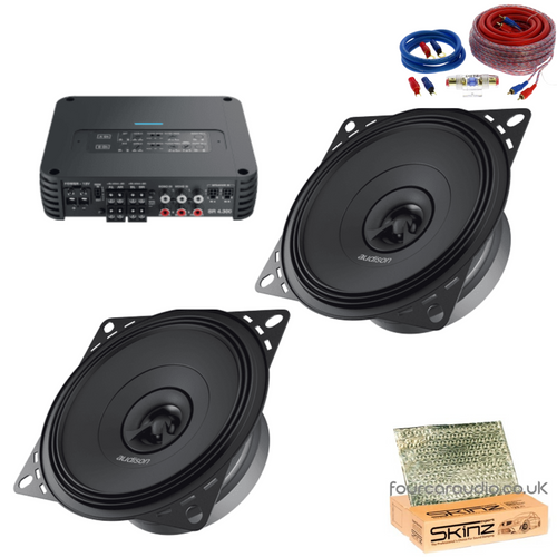 Land Rover Defender – Front Coaxial Speakers + Amplifier