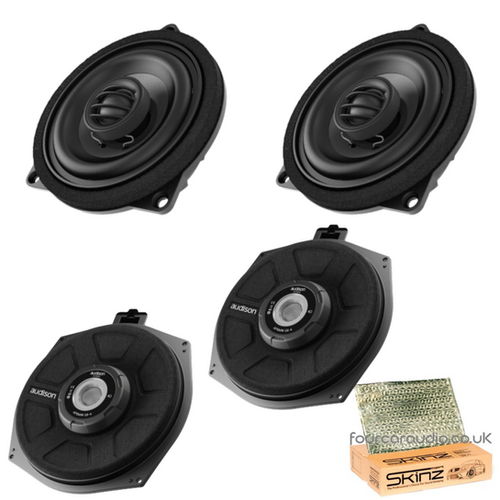 BMW Front Coaxial + Underseat Subwoofer Upgrade