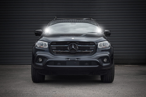 Stealth Mercedes X-Class Twin 4″ Dark Force LED Bonnet Kit – 16,800 Lumens