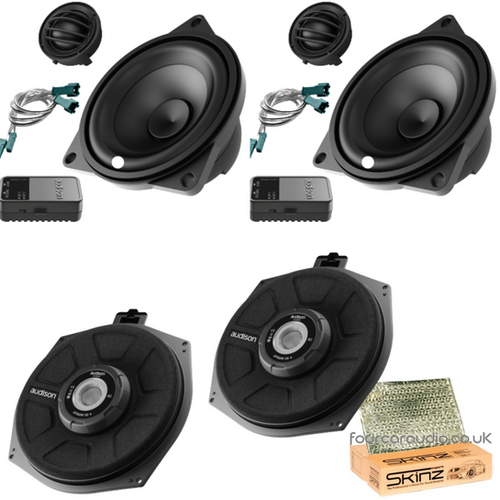 BMW Front Component + Underseat Subwoofer Upgrade