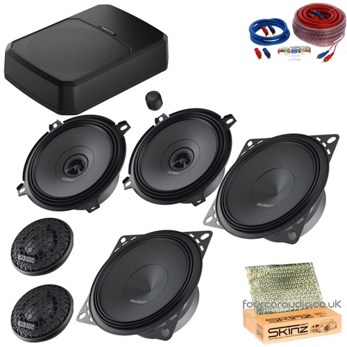 Land Rover Defender – Front Component + Rear Coaxial Speakers + Active Under-Sea