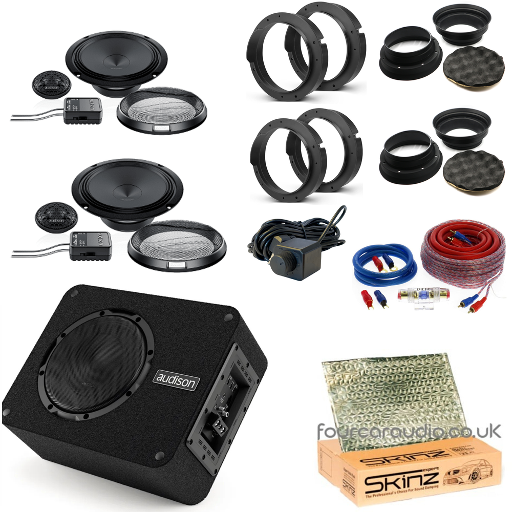 Mid Level – Audison Prima Components + Audison Prima APBX 8 Boot Subwoofer