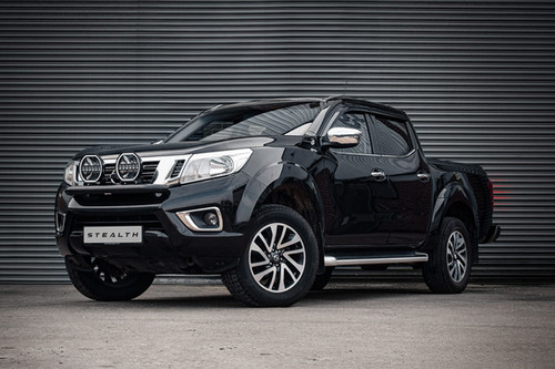 Stealth Nissan Navara D23 2015-2021 Twin 9″ Luminous LED Spot Light Grille Kit –