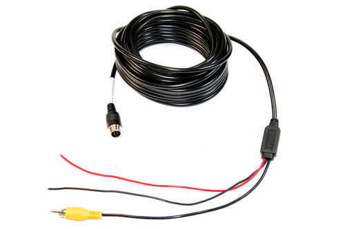 4-Pin Male to RCA Reversing Camera Cable (10m)