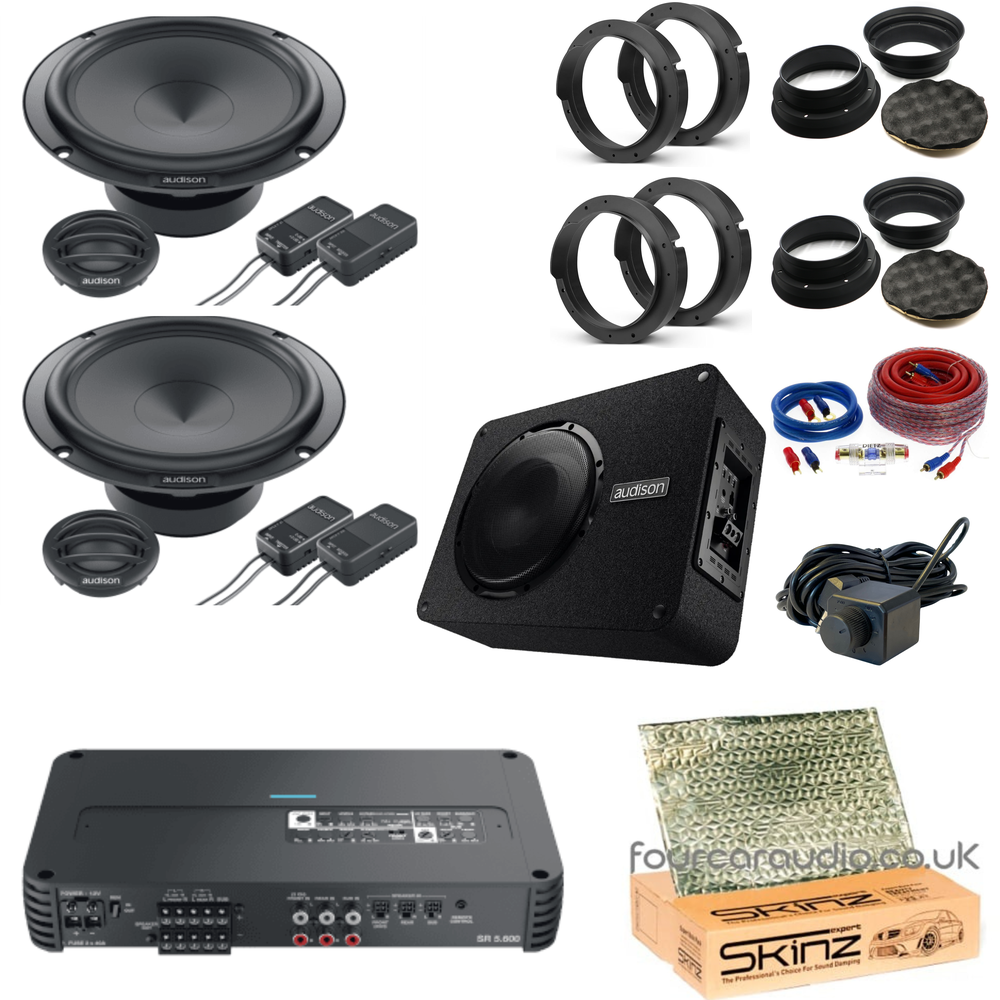Mid Level – Audison Prima Speakers + Audison 5.600 Amp + Audison Prima 8 Sub