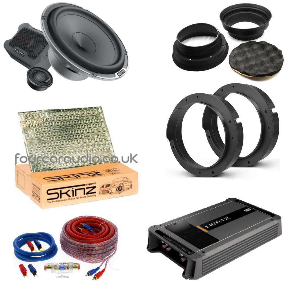 High Level Front Speaker Upgrade – Hertz Mille Pro MPK 165.3 + Hertz ML Power 4