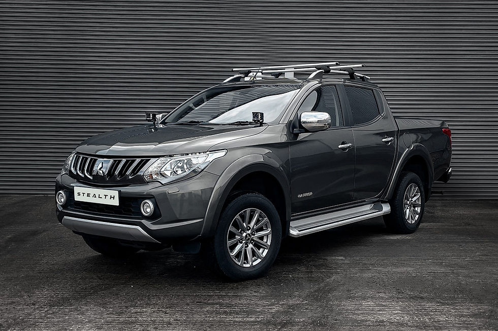 Thumbnail: Stealth Mitsubishi L200 2015-2019 Twin 4″ Dark Force LED Bonnet Kit – 16,800 Lum