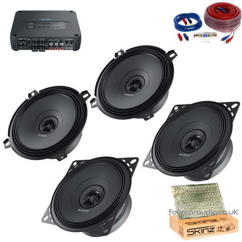 Land Rover Defender – Front & Rear Coaxial Speakers + Amplifier