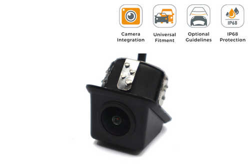 Universal push fit vehicle/ car front & rear view camera with 5m cable set
