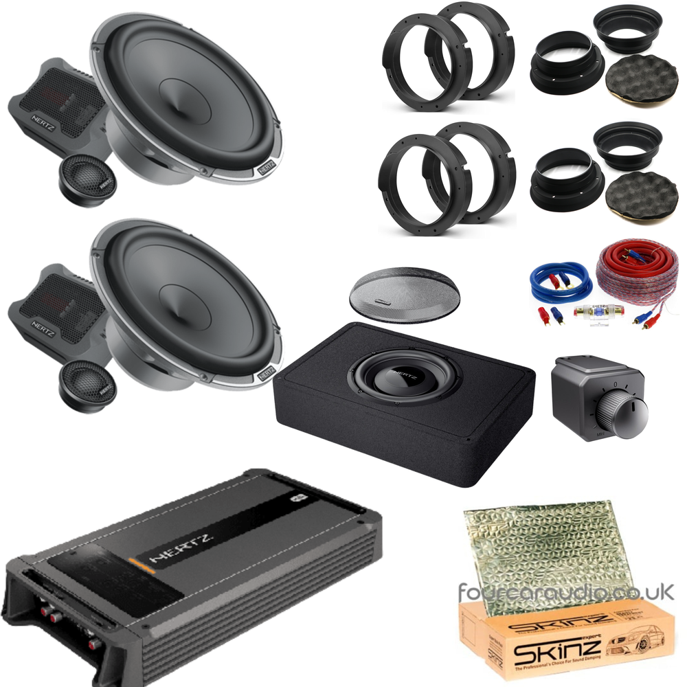 High Level – Hertz Mille Pro Speakers + Hertz ML 5 Amp + Hertz Mille Pro 250 Sub