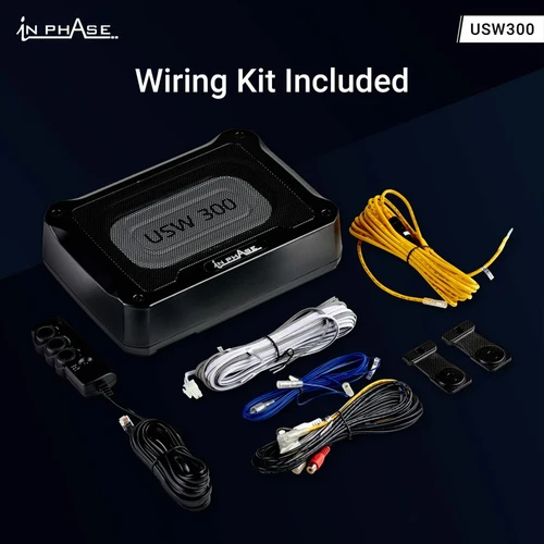 In Phase USW300 - 300W Underseat Compact Subwoofer