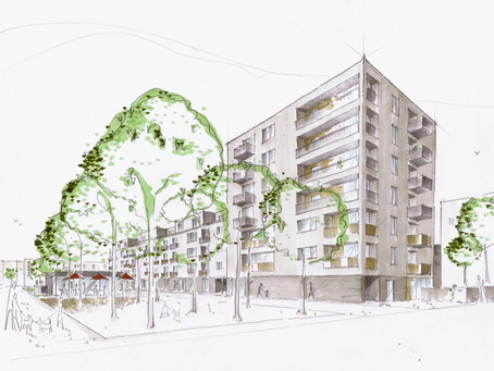 Illustration . Architekturwettbewerb