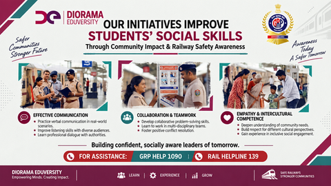 Building Socially Aware Leaders: Diorama Eduversity Partners With GRP for Railway Safety Awareness