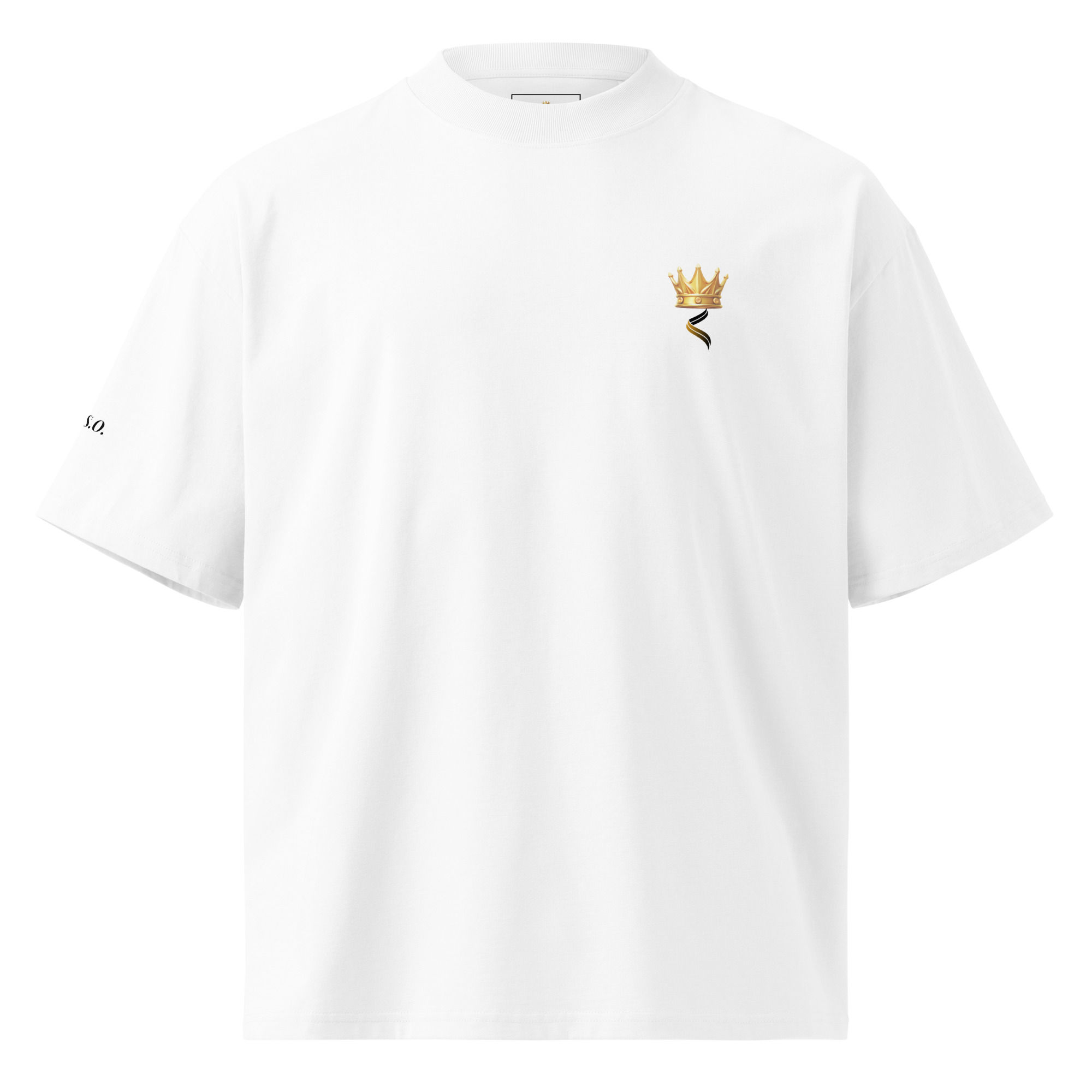 R.N.S.O. organic oversized high neck t-shirt
