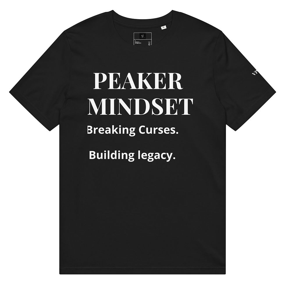 Thumbnail: Valleys & Peaks Unisex organic mid-light t-shirt