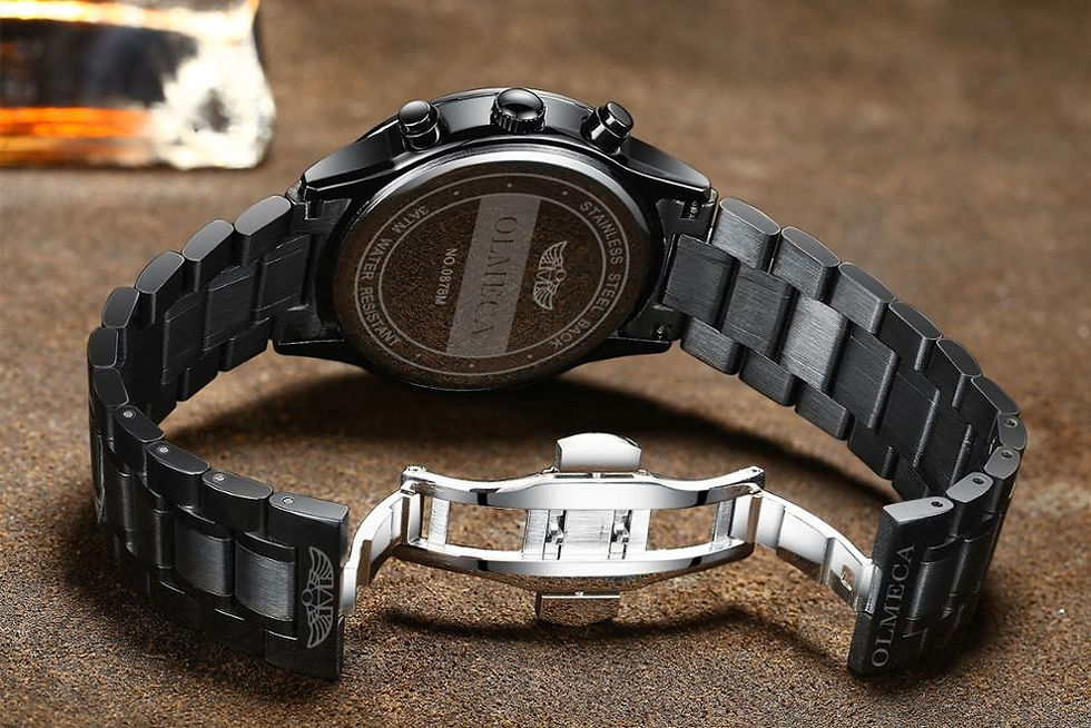 Thumbnail: Stainless Steel Luxury Waterproof Quartz