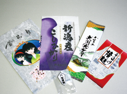 各種袋製品見本写真