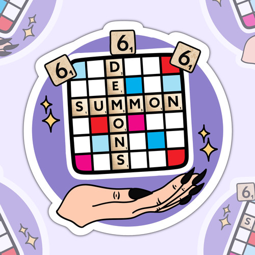 board game sticker Tradstickydesign