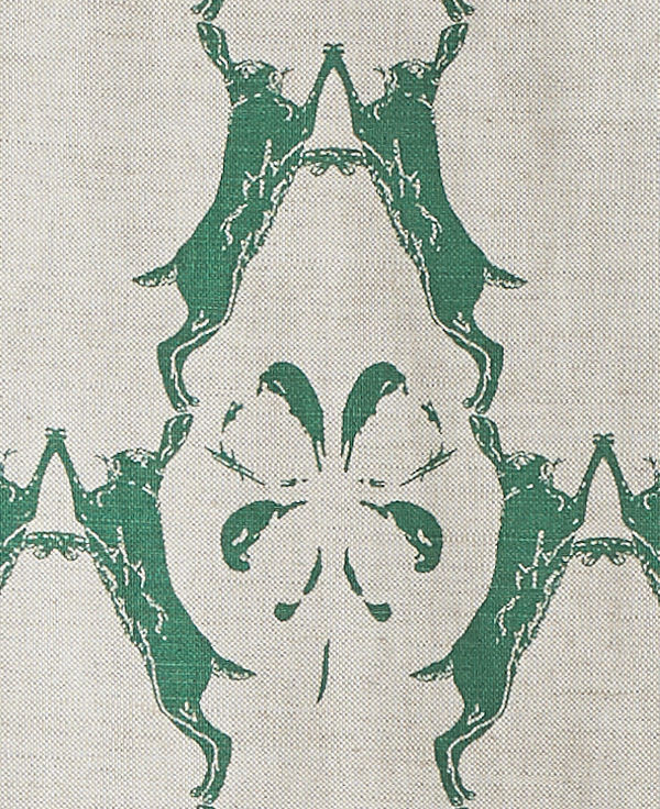 Thumbnail: Boxing Hares - "Barneby Gate Fabric Collection"