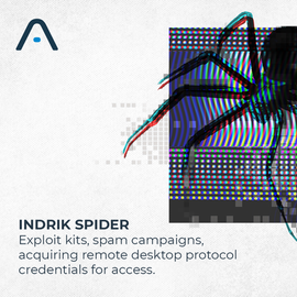 Indrik spider social campaign image with description