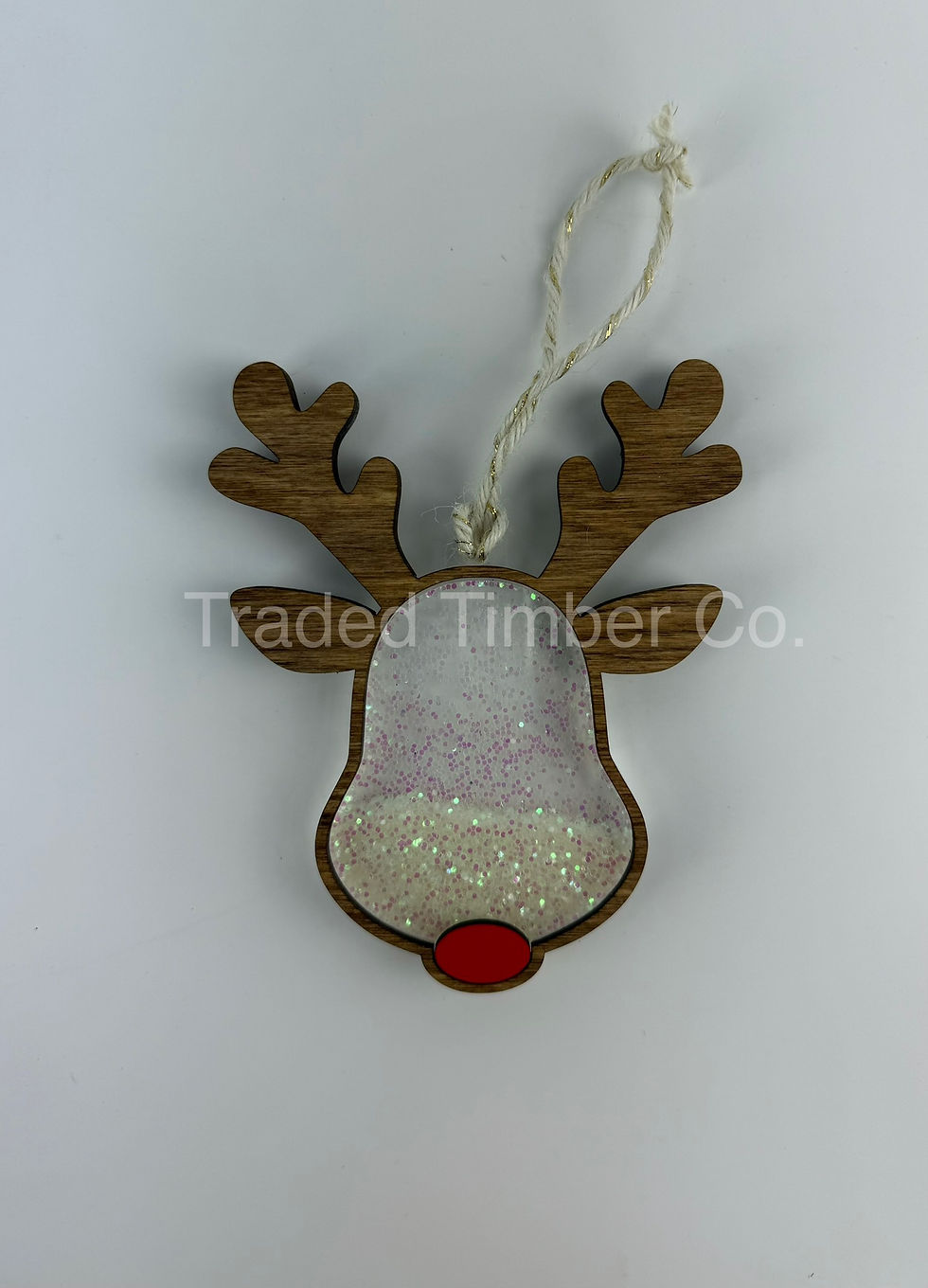 Reindeer Shaker Ornament