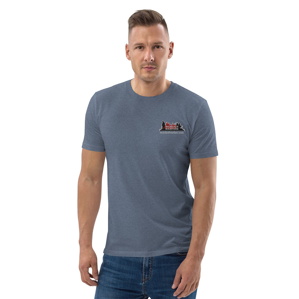 Thumbnail: Words of Warfare organic cotton t-shirt