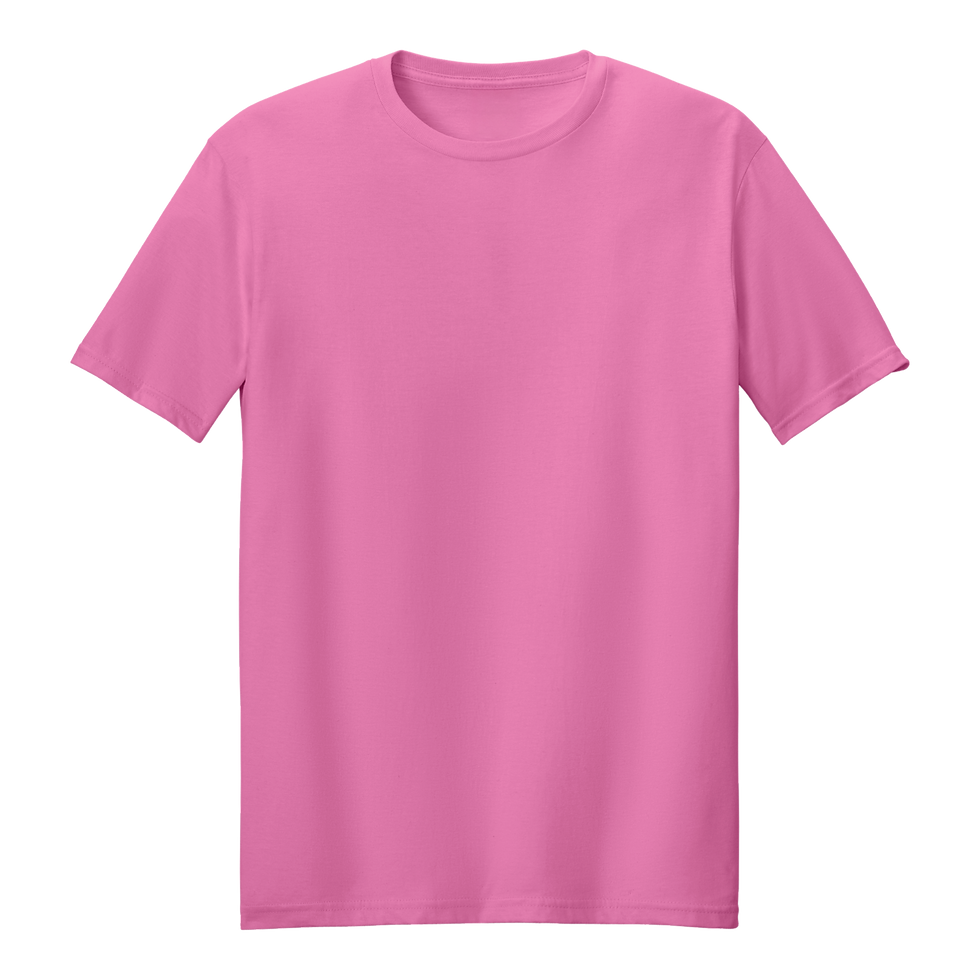 Azalea Gildan 64000 Softstyle T-Shirt, Front View - Soft Cotton Blank Apparel.
